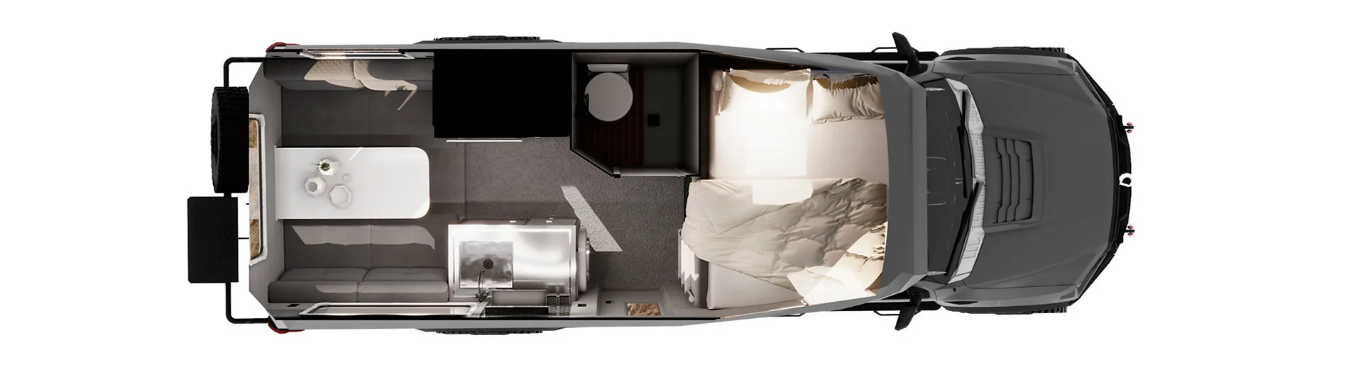 Motorhome Expedition Pickup Customized Truck Camper Manufactory