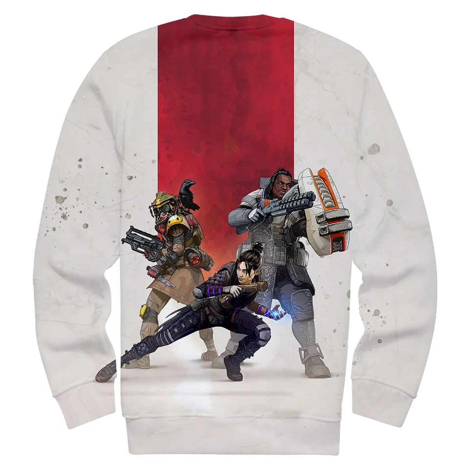 No Moq Mixed Size Designs Sweatshirt In Game Design Print Competitive Price Pull Over Hoodie Wholesale Hoodies Supplier