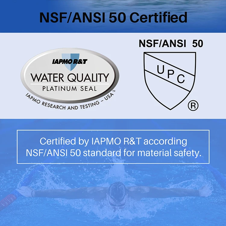 Hot Sale Factory Price Advanced Trilobal Fabric Cartridge For Water Filtration High Water Flow Rate Fitting The SPA Water Filter