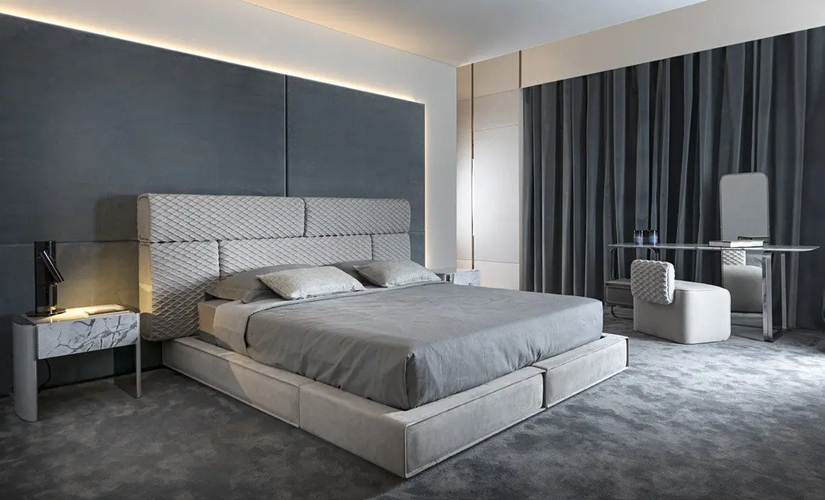 Odm Modern Bad Sleep King Size Bed Frame Luxury Leather King Size Headboard Double Full Sizebedroom Furniture