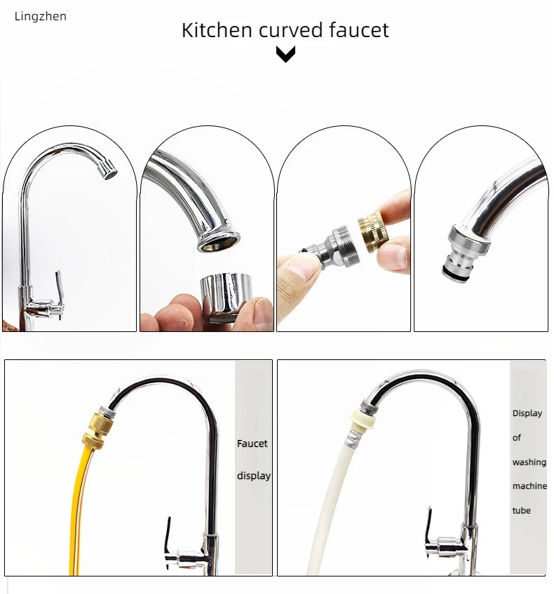 Irrigation Water Joint Male Thread Nipple Quick Connector Electroplating Copper Brass Faucet Adapter_9