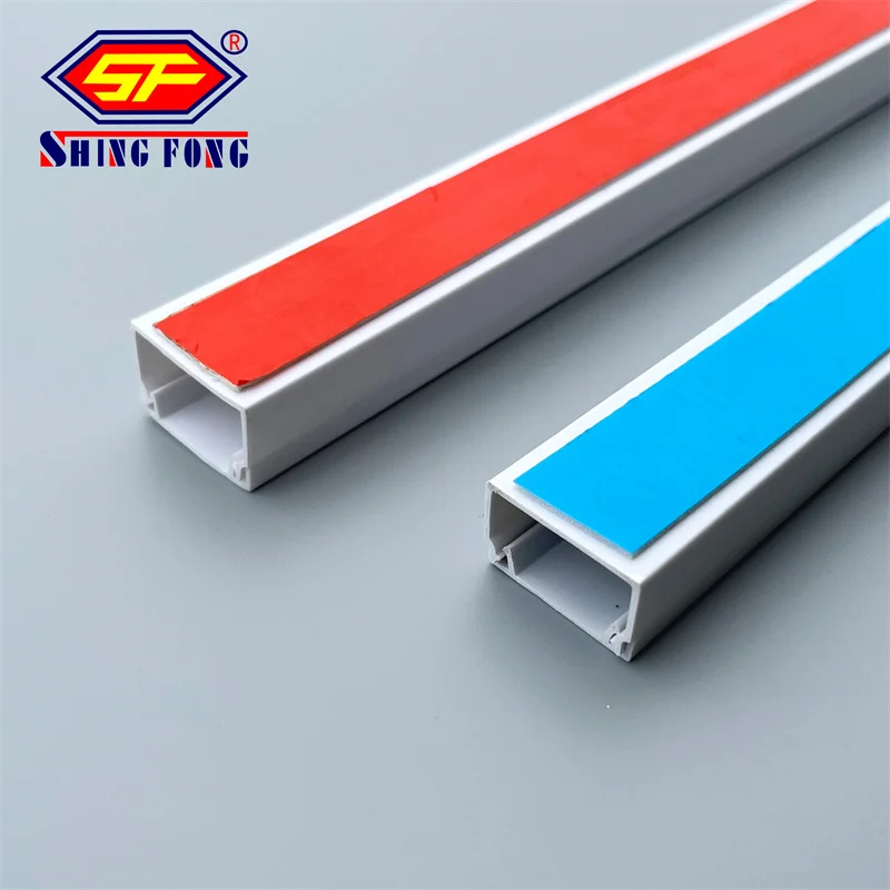 Full sizes Self Adhesive PVC Wiring Chute Cable Goulotte
