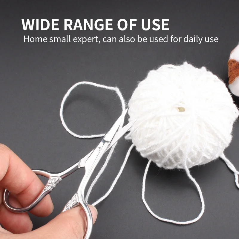 Amazon Sells Embossed Eyebrow Clippers Manicure Scissors With Stainless Steel Handle