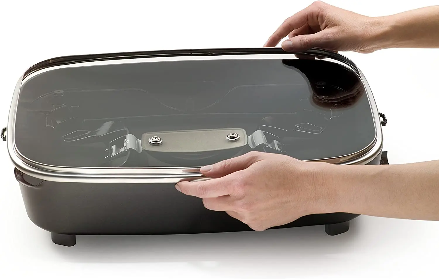 2023 New Multifunction Portable Presto  16-inch Electric Foldaway Skillet