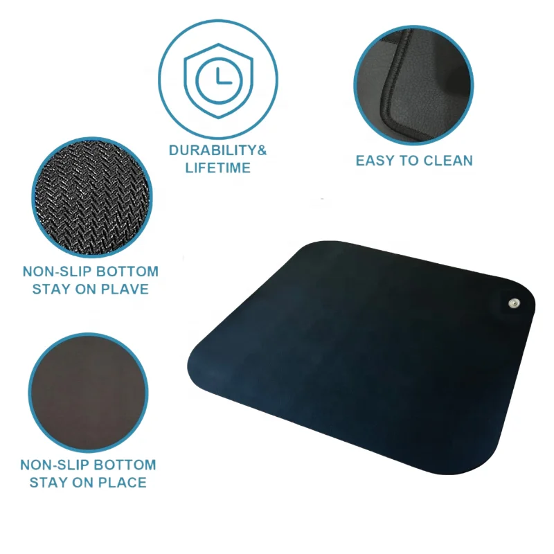 Portable Grounding Auto Seat Mat Kit With 25*25 CM Grounding Car Seat Mat For Prevent Car Sickness Health Care Products