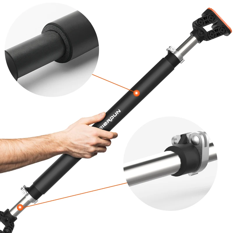 
Feierdun Hot Selling Fitness Adjustable Doorway Wall Door Portable Pull Up Bar Gym Equipment 