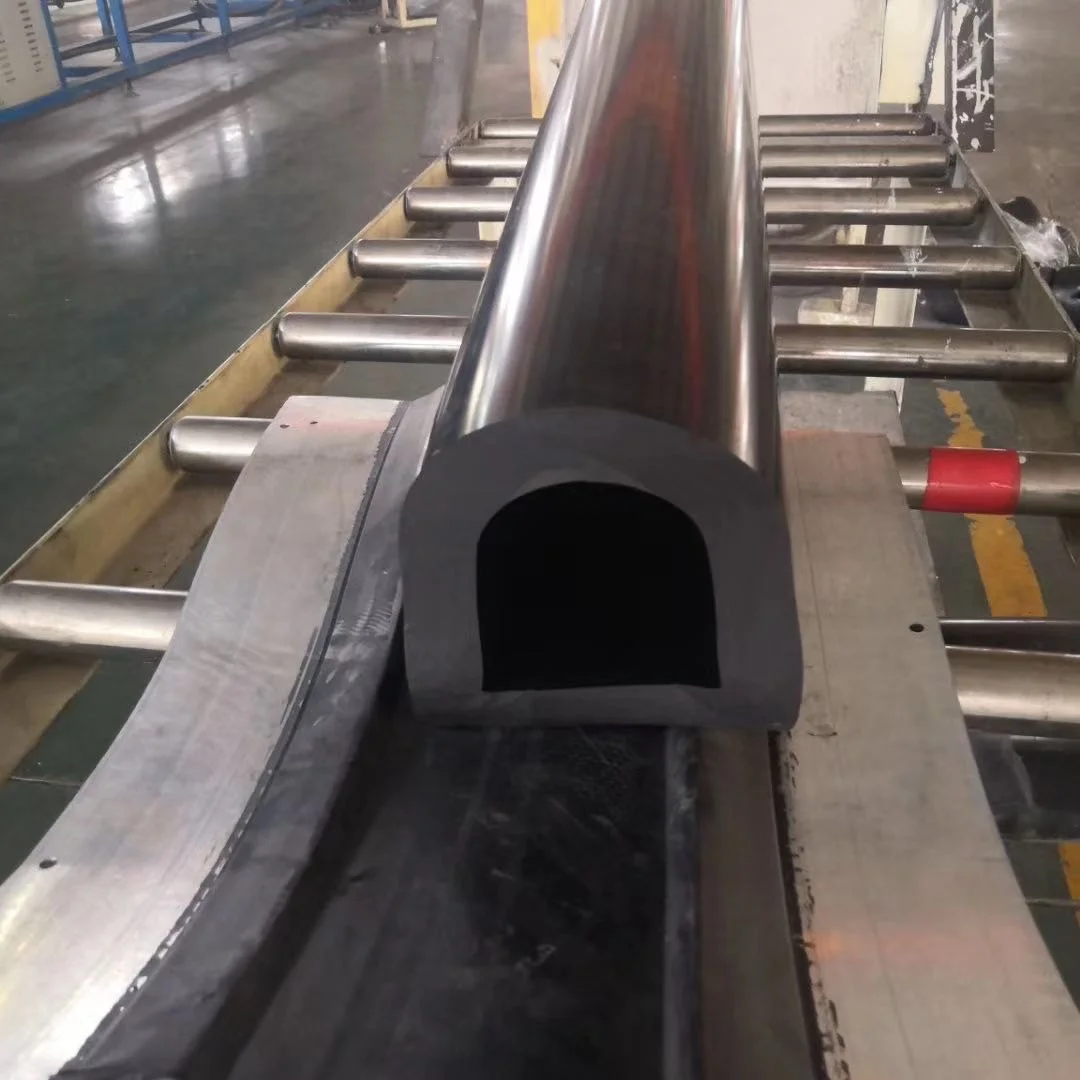 Black EPDM Circular Moulding Cutting Rubber Seal Strip Industrial rubber fittings