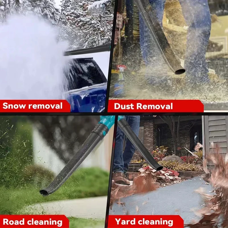 4500W Electric Blower 46000rpm Cordless Efficient Leaf Dust Cleaner 6 Gears Powerful Snow Blower