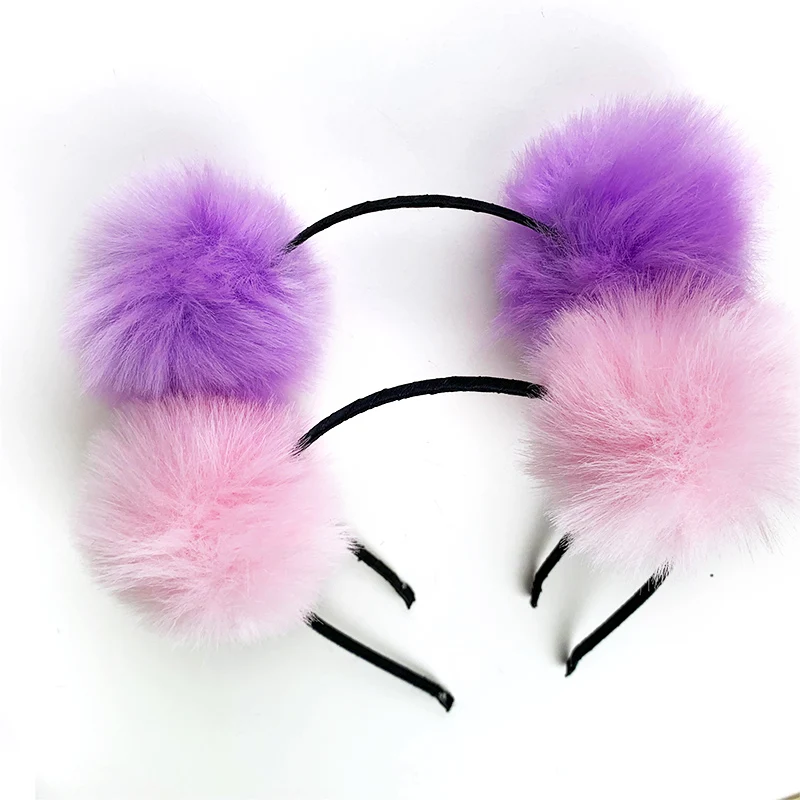 Customize Hair Color Lamp Head Band Plastic Hair Clasp