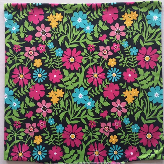 UV Protected Olefin Waterproof Outdoor Custom Printed 100% Polyester Throw Pillow