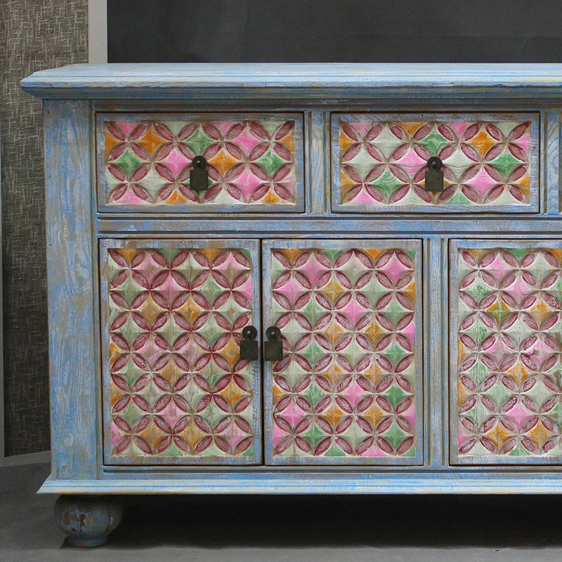 Antique Doors Wholesale Carved Wood Modular Kitchen Cabinets