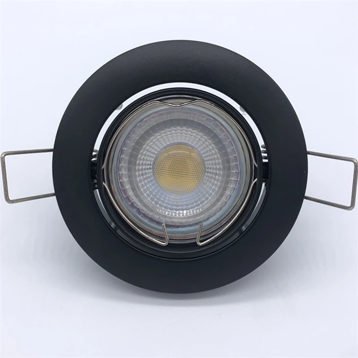 Factory price MR16 G5.3/Gu10 recessed halogen lamp fittings,grille mr16 downlight fixtures