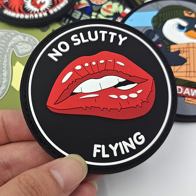 Hot Sale Manufacturer Custom Patches Sew On Soft Rubber Patch Personalized Designer Patches PVC Rubber