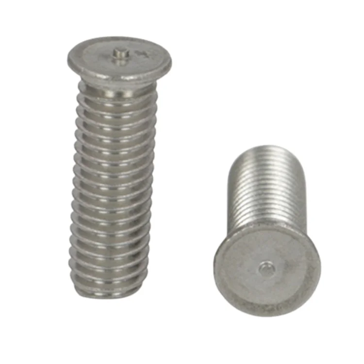 Factory Wholesale Nail Screw Fastener Precision Capacitor Discharge External Thread Steel Copper Plated Weld Stud Welding Screw