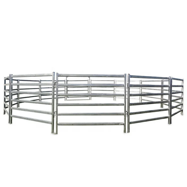 2023 Hot Selling 12 Ft Heavy Duty Livestock Cattle Corral Fence And Horse Round Pen Panels China factory wholesale