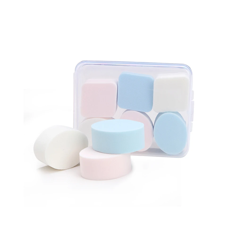 
Beauty Makeup Sponge 6-PCS Boxed Sets Square&Round Professional Women Makeup Cosmetic Puff 