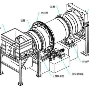 
 40Cr 4 м большая стальная шестерня для шаровой мельницы  