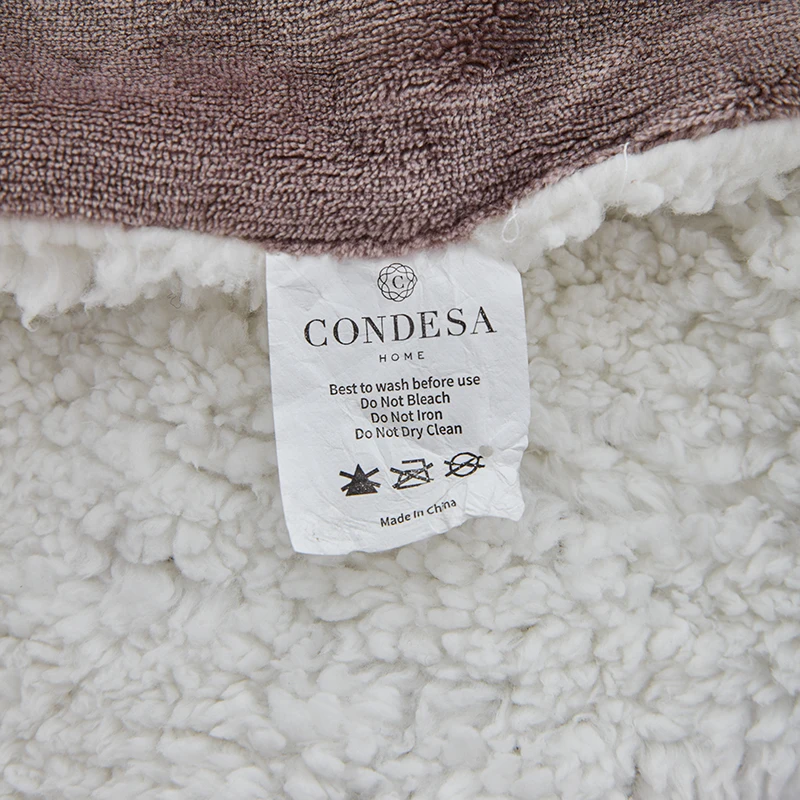 Custom Super Soft Sherpa Fleece Flannel Throw Blanket