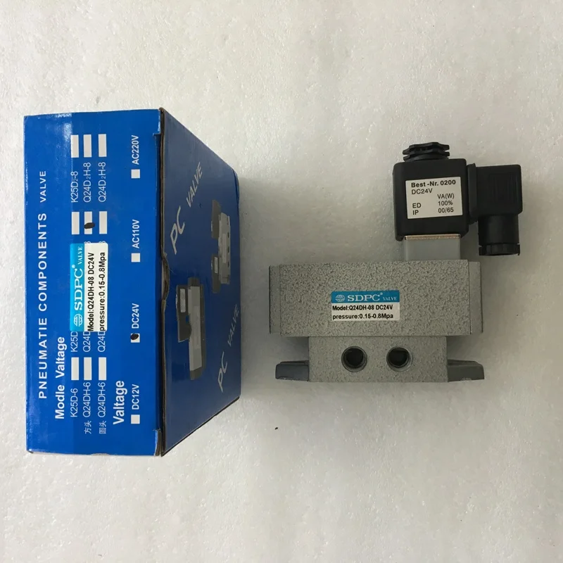 SDPC Q24DH-08 DC24V Solenoid Valve for CNC Machine Usage
