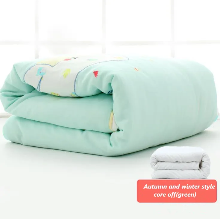 
Kindergarten quilts bedding spring and autumn cotton children can be removed gallbladder children covered by four seasons thick 