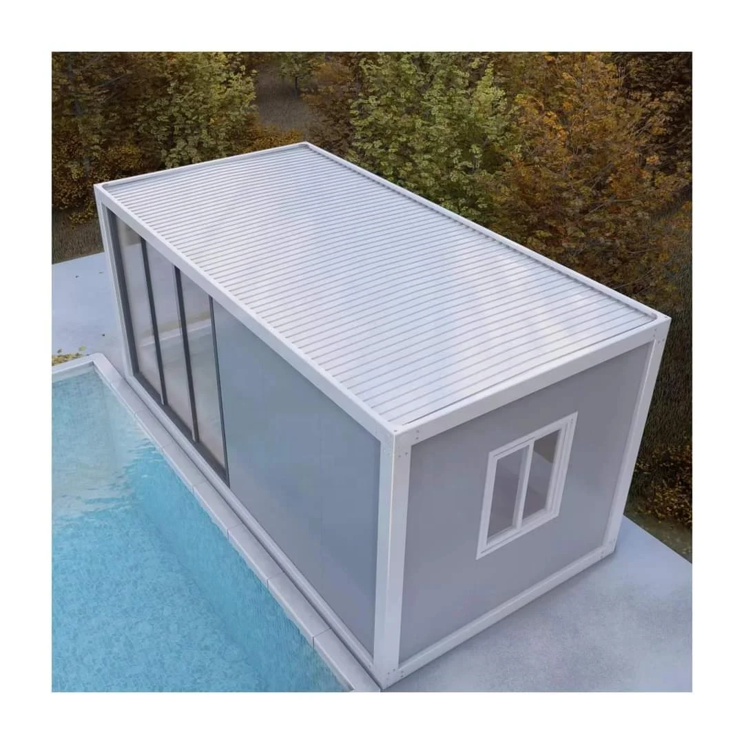 20ft detachable container house granny flat pack prefabricated container house backyard cabin home