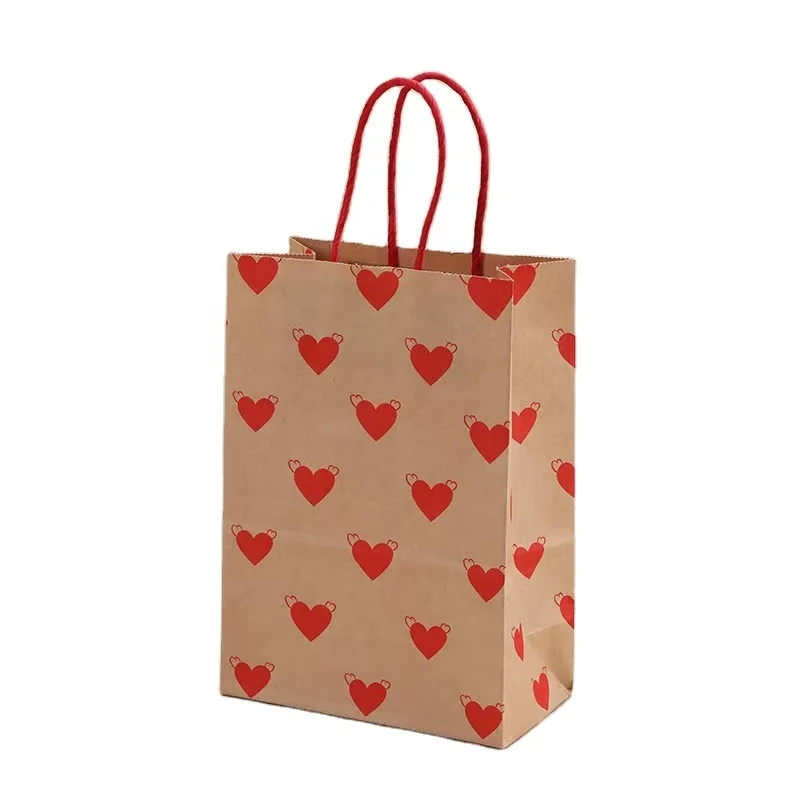 Manufacturers Cheap Custom High Quality Brown White Color Kraft Paper Bags Christmas Shopping Paper Gift Bag