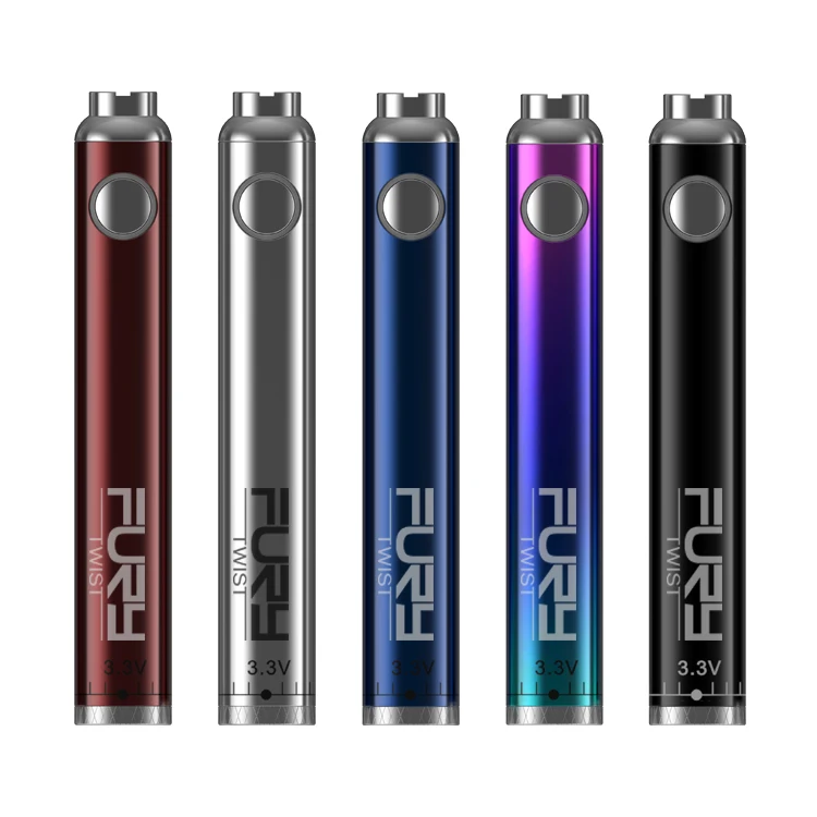 2020 best selling Preheat Adjustable Voltage Micro USB 400 mAh Rechargeable 510 thread  Batteries