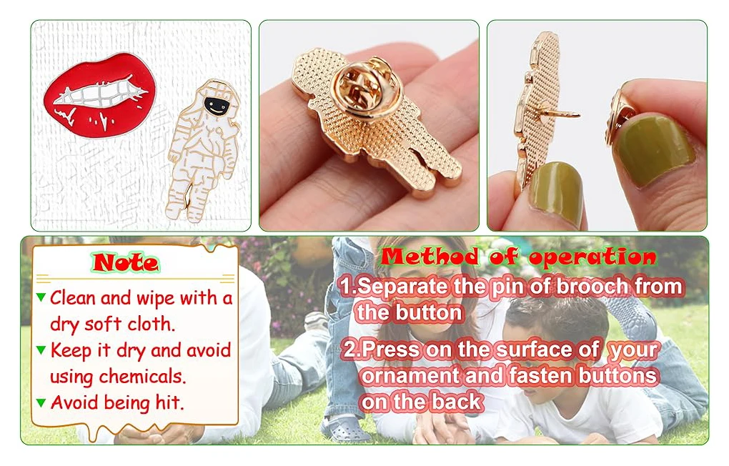 10Pcs Butterfly Enamel Lapel Pin Colorful Insect Badge Brooch Animal Pin Set for Clothing Accessories Cufflinks & Pins & Buttons