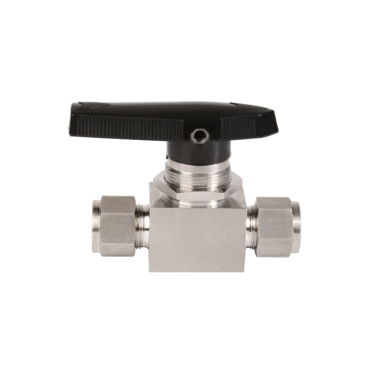 6000PSI Stainless Steel 316 Forged Double Ferrule Instrument Ball Valve