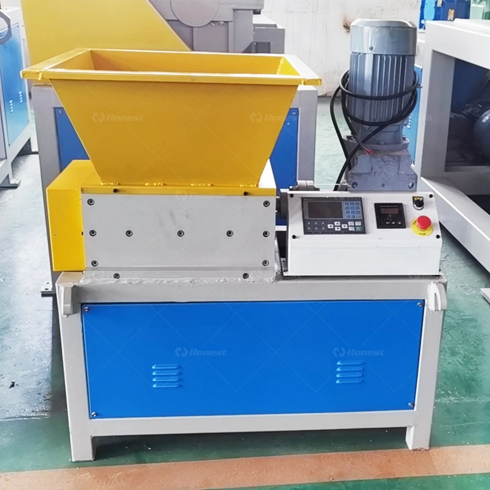 Double Shaft Shredder Machine to shed Textile  and Clothes Material