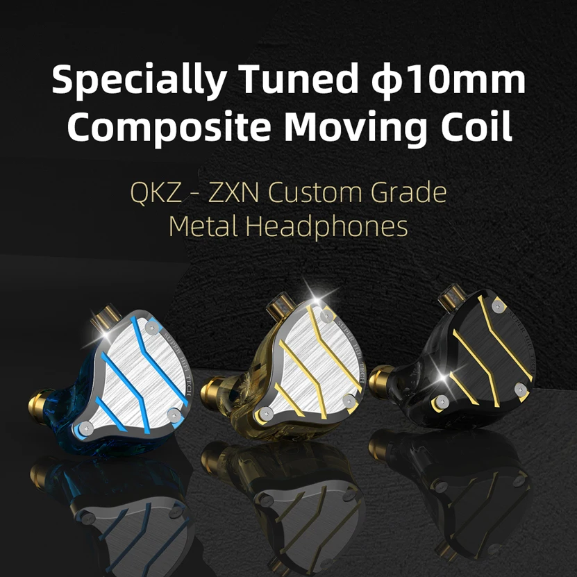 QKZ ZXN Metal HiFi Sport Professional In Ear Earphone With Microphone Music Earbuds