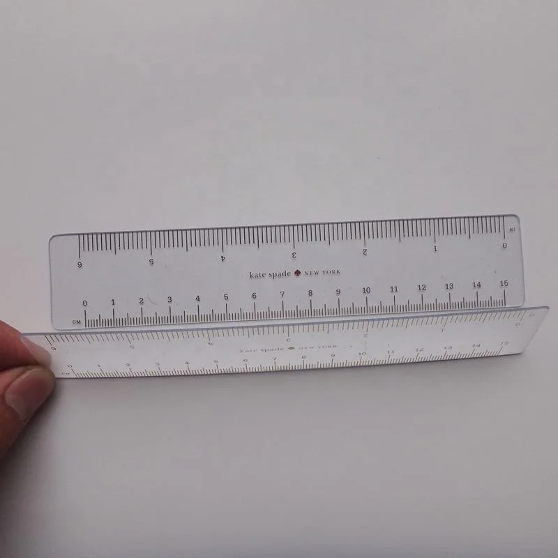 New products custom design and shaped clear pvc/pp flexible scale ruler