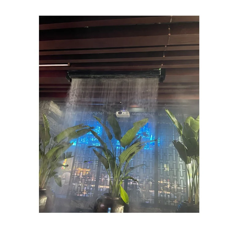 3D Fog Screen 1m-3m width Customize Mist Fog  Downward Spray 3D Projection