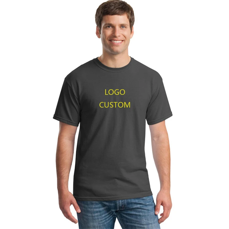
C1 Wholesale Design Your Own Cotton T Shirt Custom LOGO Printing Blank T-shirt 