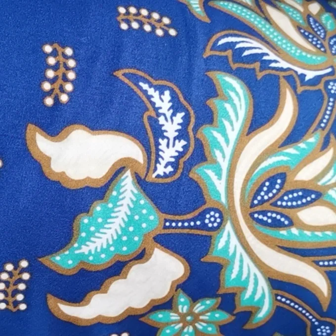 microfiber polyester printed sarong batik fabric for cloths