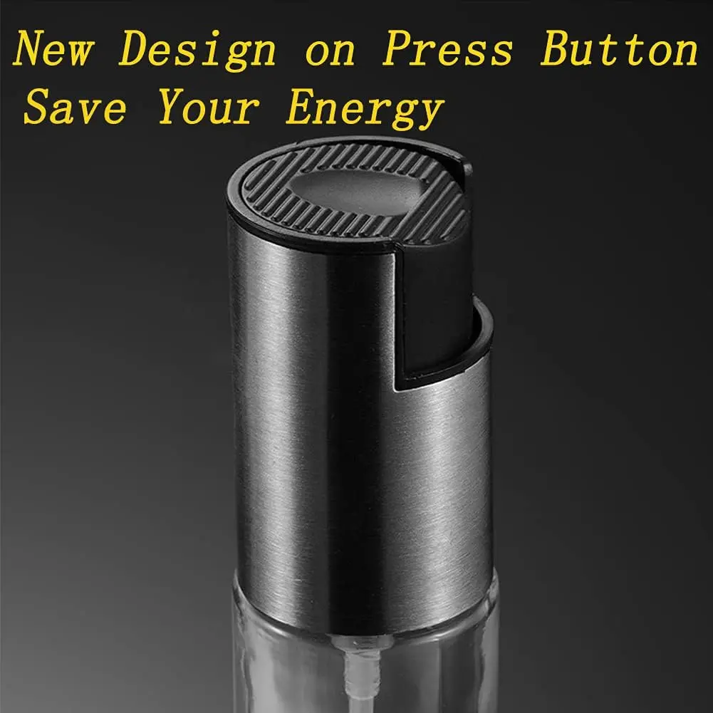 High Quality 100ml Air fryer Sprayer Mister Bottle Pump Glass Oil Pot Leakproof Grill Bbq Sprayer Oilpump Kitchen Cooking Tools