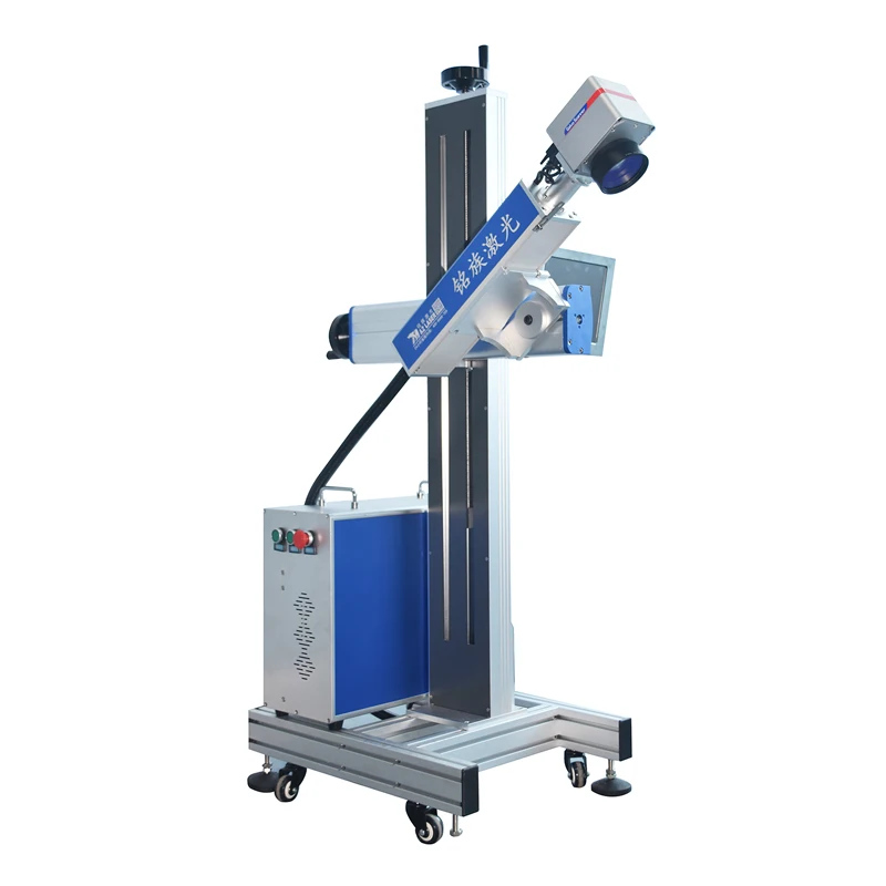 2024  New Designed PVC PE Production Line Marking Automatic Flying Fiber Laser Marking Machine New Design