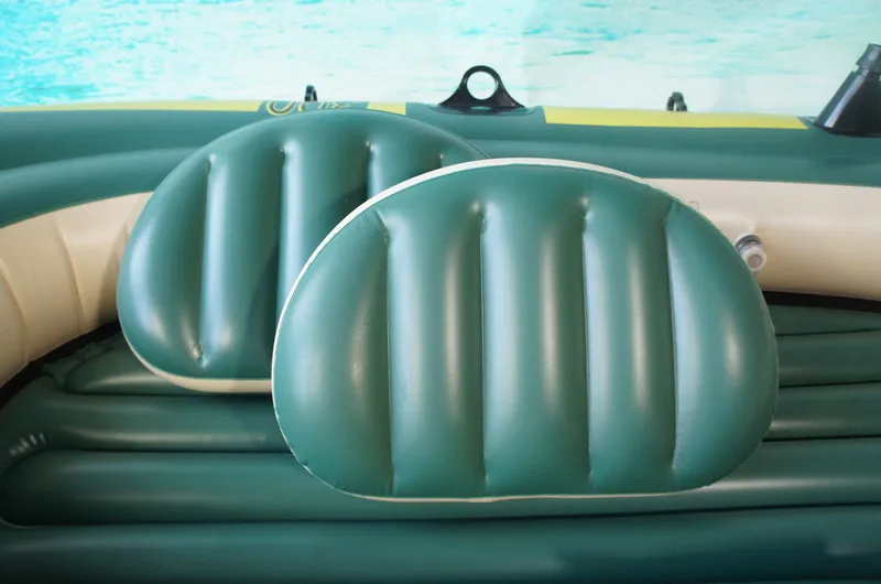 Portable PVC Folding Inflatable Kayak for Lake Usage Thickened Rubber Drifting Pontoon Engine Combo Set for Fishing Rowing Boats