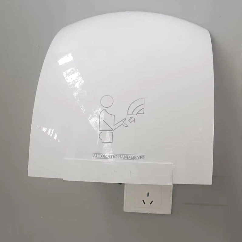 Commercial 2000W Automatic Hand Dryer High Speed Hot & Cold Air ABS Wall Mounted Sensor for Hotels & Hospitals Electric Home Use