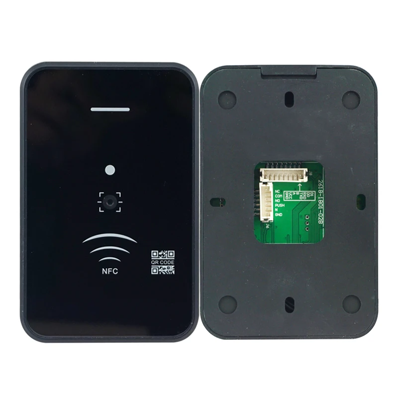 QR reader for door access control system with user use WeChat Mini program to open door