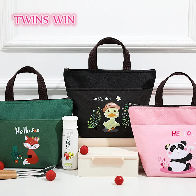 Новая мультяшная изолированная сумка для ланча обеда модная Термосумка пикника упаковка льда бентобаг 977