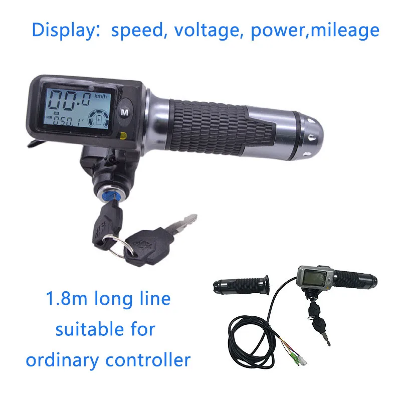 S  36v 48v 60v  switch speed and battery digital display Universal handle throttle