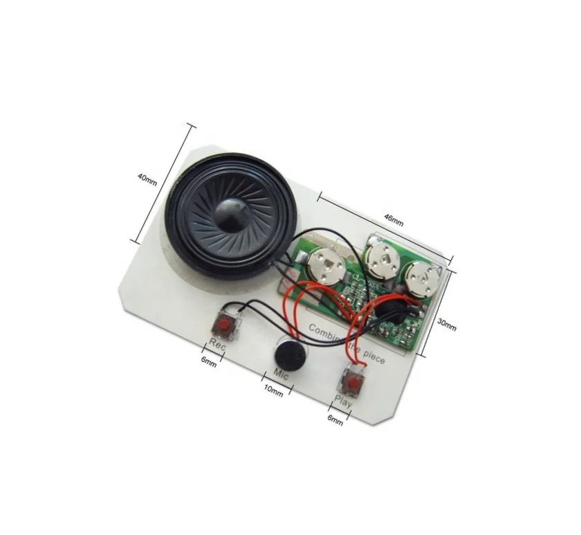 
Custom Recordable Voice Module for Greeting Card Music Chip Musical 