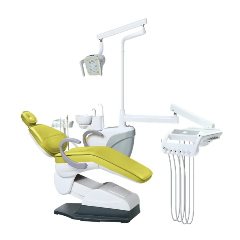 Dental chair manufacture price luxury led sensor light electric ergonomic dental unit