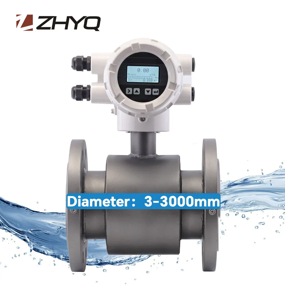 DN3-DN3000 industry Incorporate type electro magnetic flow meter for sale