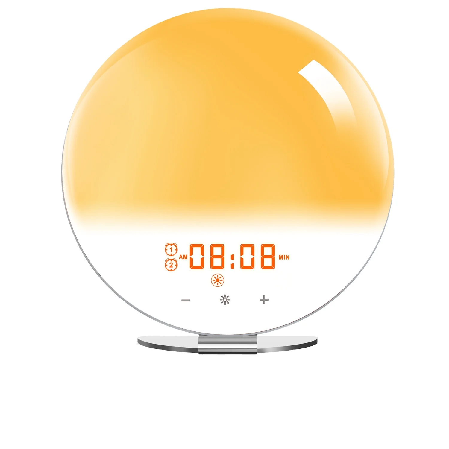 Nature Relax Dimmable Portable Smart Colorful Snooze Radio Sleep Sunrise Children Alarm Clock Beside Wake Up Light