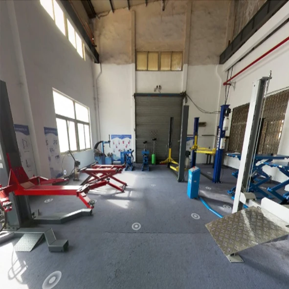 Good price electrical lock release Super thin hoist vehicle with ce scissor lift