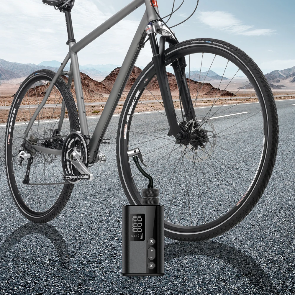 MS22C-12 Customization Portable Brushless Air Pump Bicycle Car Best Tire Inflation Low Noise High Quality Cycling Accessories