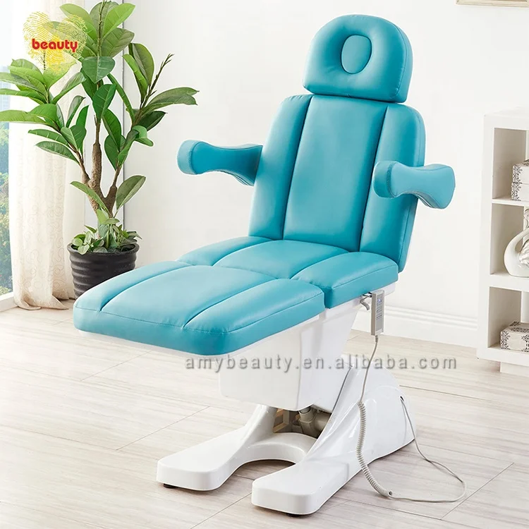Goog quality Spa salon equipment Electric lift treatment bed Tattoo chair beauty facial bed for massage 3 motors