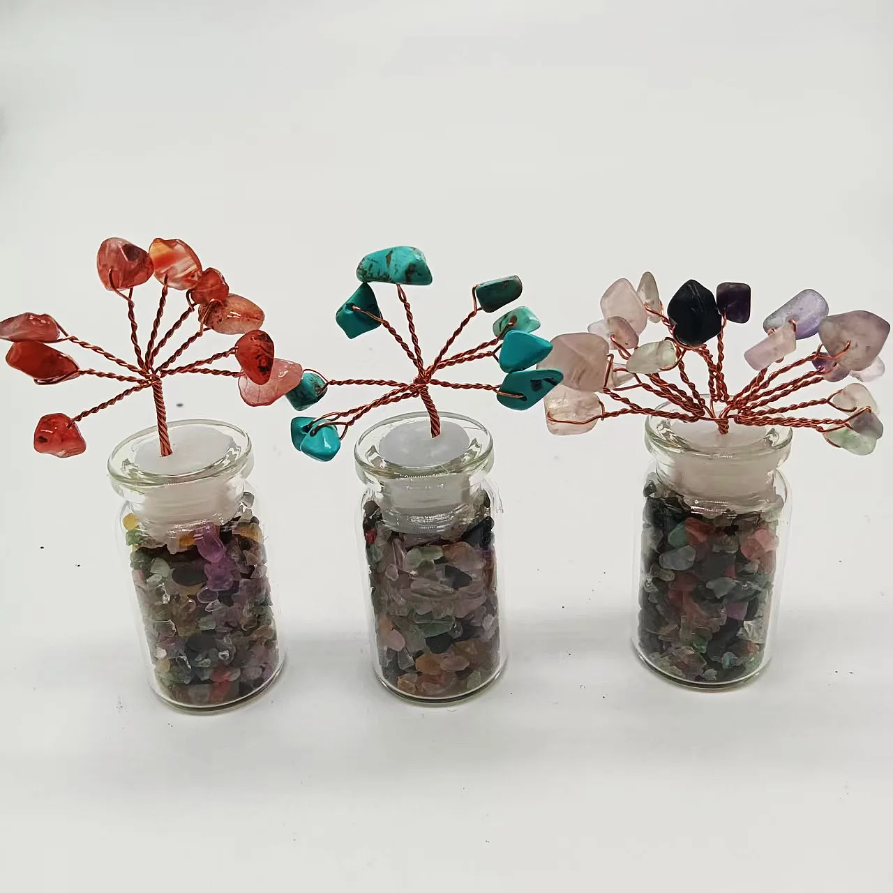 Crystal Bulk Wholesales Natural Stone Crystals Healing Stones Hand Made Lucky Crystal Tree